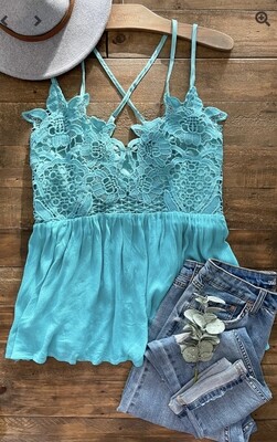 Spring Grace Lace Tank Top