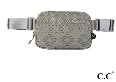 C.C South Western Pattern Fanny Pack Sling Bags