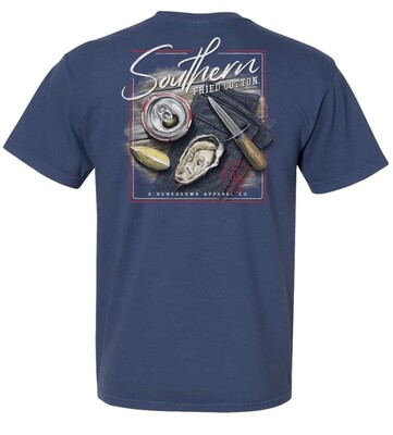Southern Fried Cotton Oyster Roast Tee