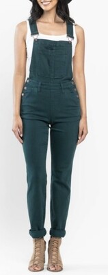 Judy Blue HW Garment Dyed Double Cuff Overall