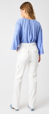 Judy Blue HW Cargo Straight Jeans