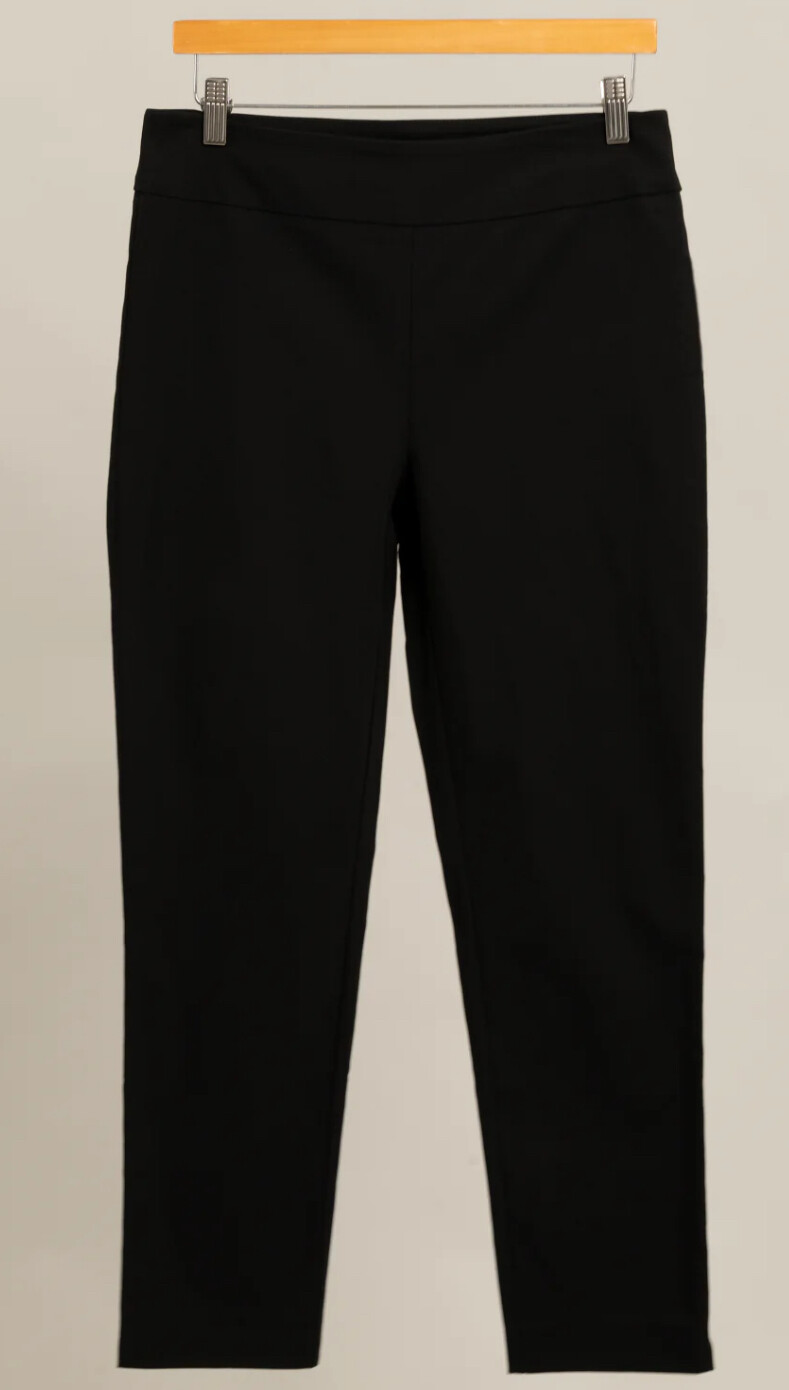 Eric Casual Solid Super Stretch Ankle Pants