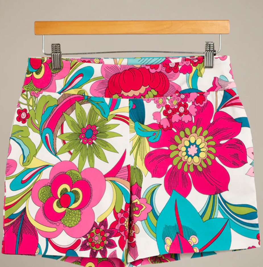 Eric Casual Printed 5" Millennium pull on shorts