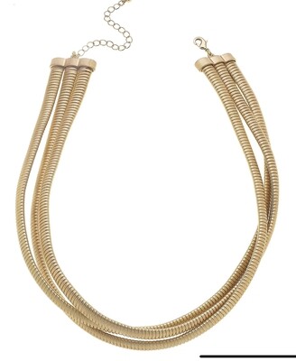 Ramona Interlocking Watchband Collar Necklace