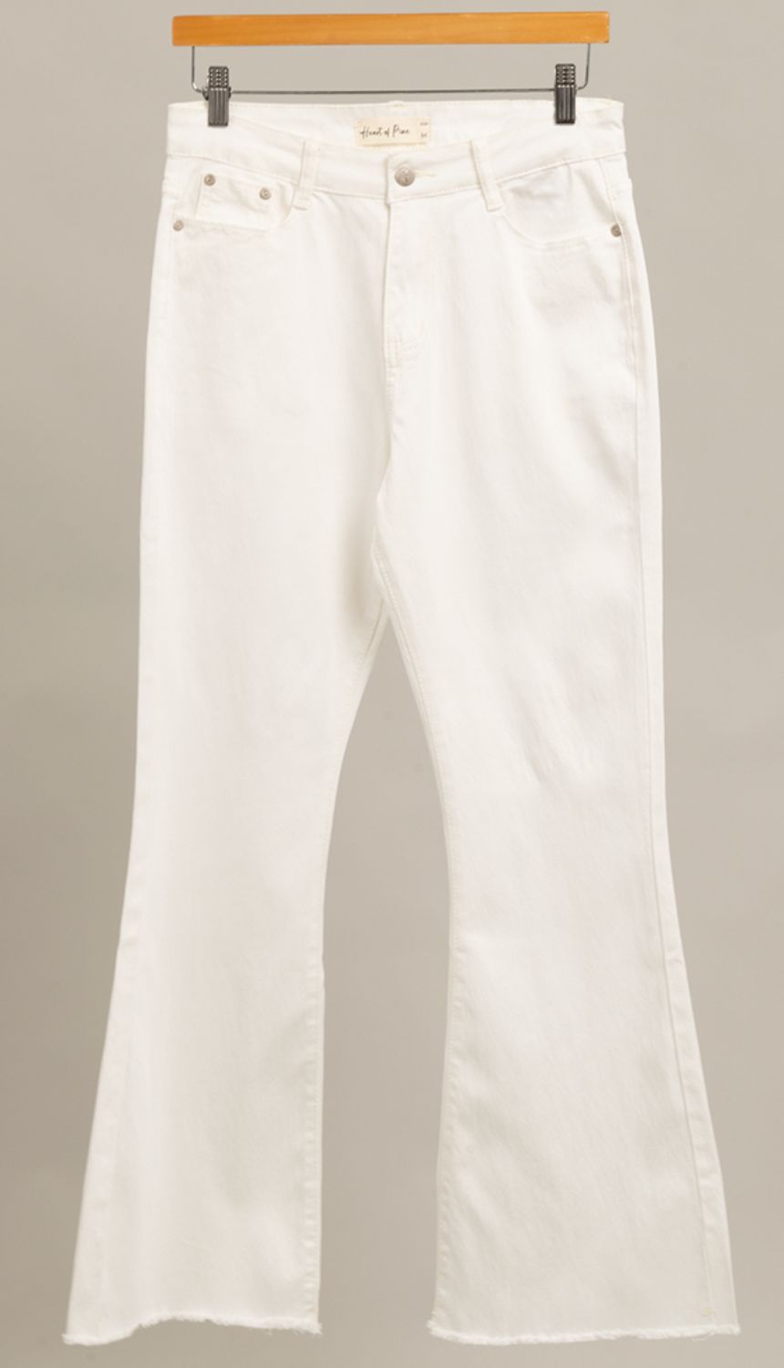 Sateen Stretch Flare Jean