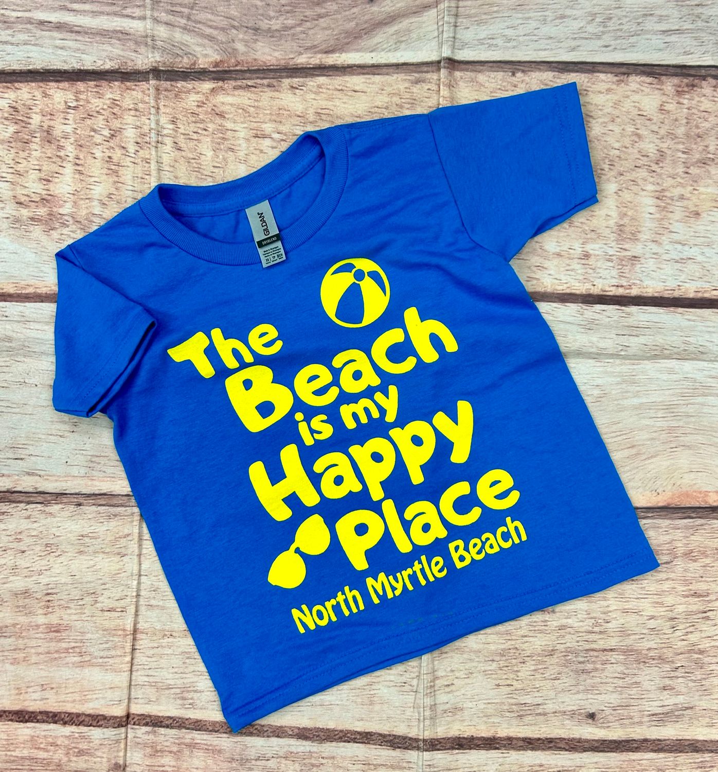NMB “The Beach is my Happy Place” Youth tee