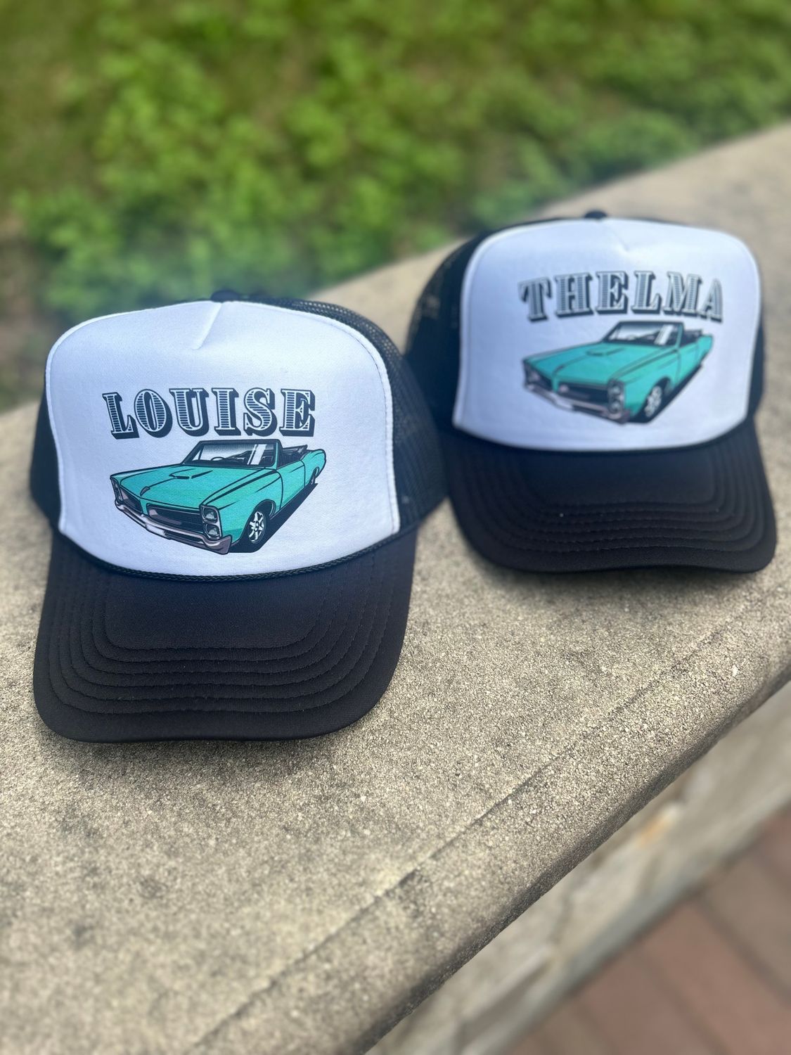 THELMA &amp; LOUISE foam trucker hats