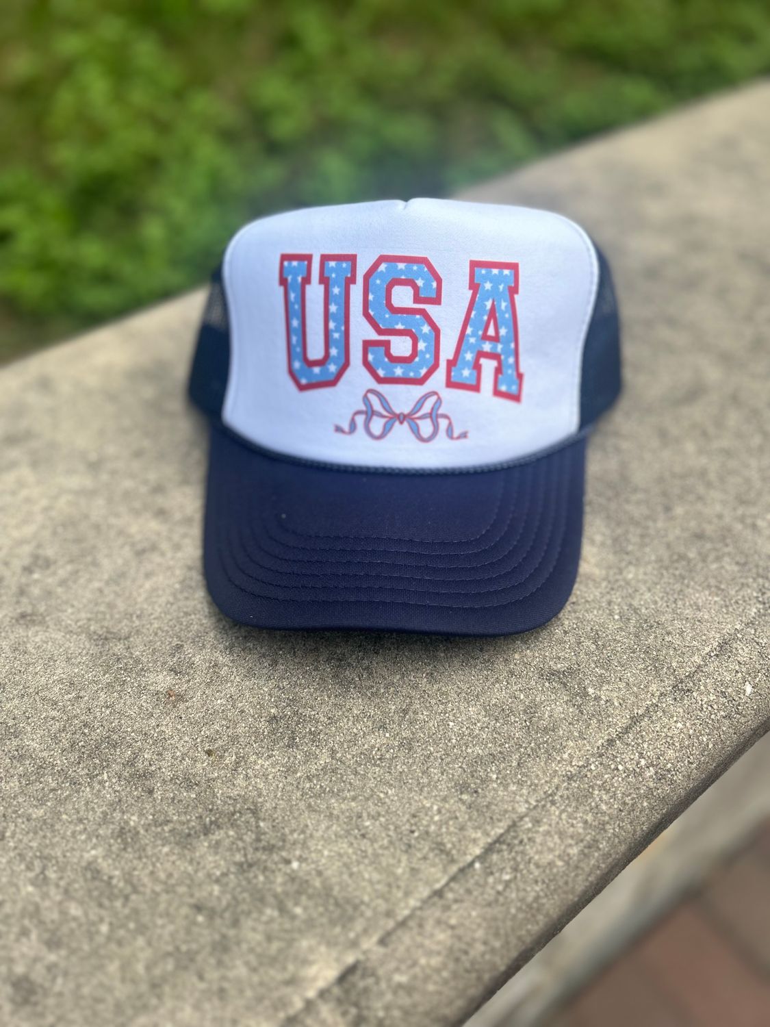 USA (bow) foam trucker hat