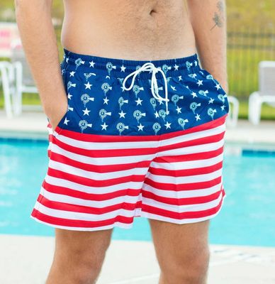 Old South  USA soft mesh swim trunks 