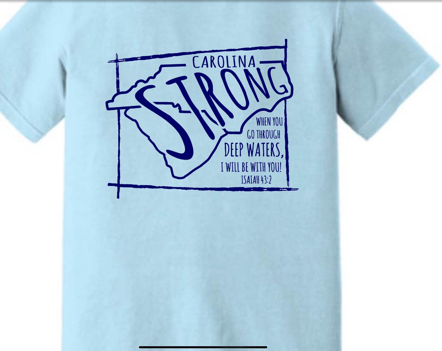 Carolina Strong Comfort Color unisex tees