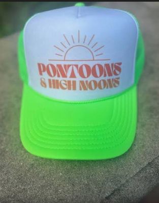 Pontoons &amp; High Noons Foam Trucker Hats