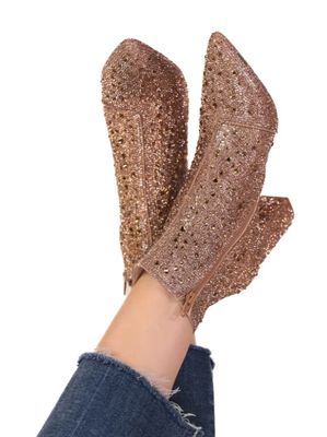 Made for Sparkling Rhinestone Booties