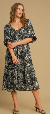 Umgee Two Tone Midi Dress