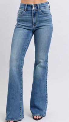 Judy Blue High Waist Flare w/tint jeans