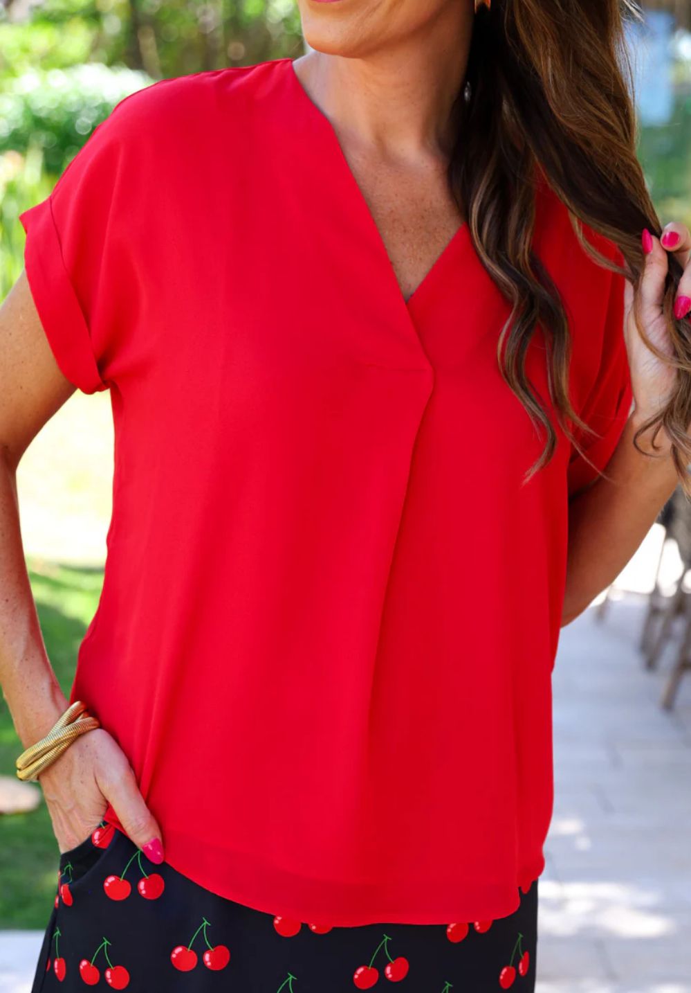 Whitney Woven Blouse