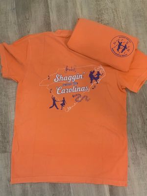 Shagging Across the Carolinas Comfort Color tee