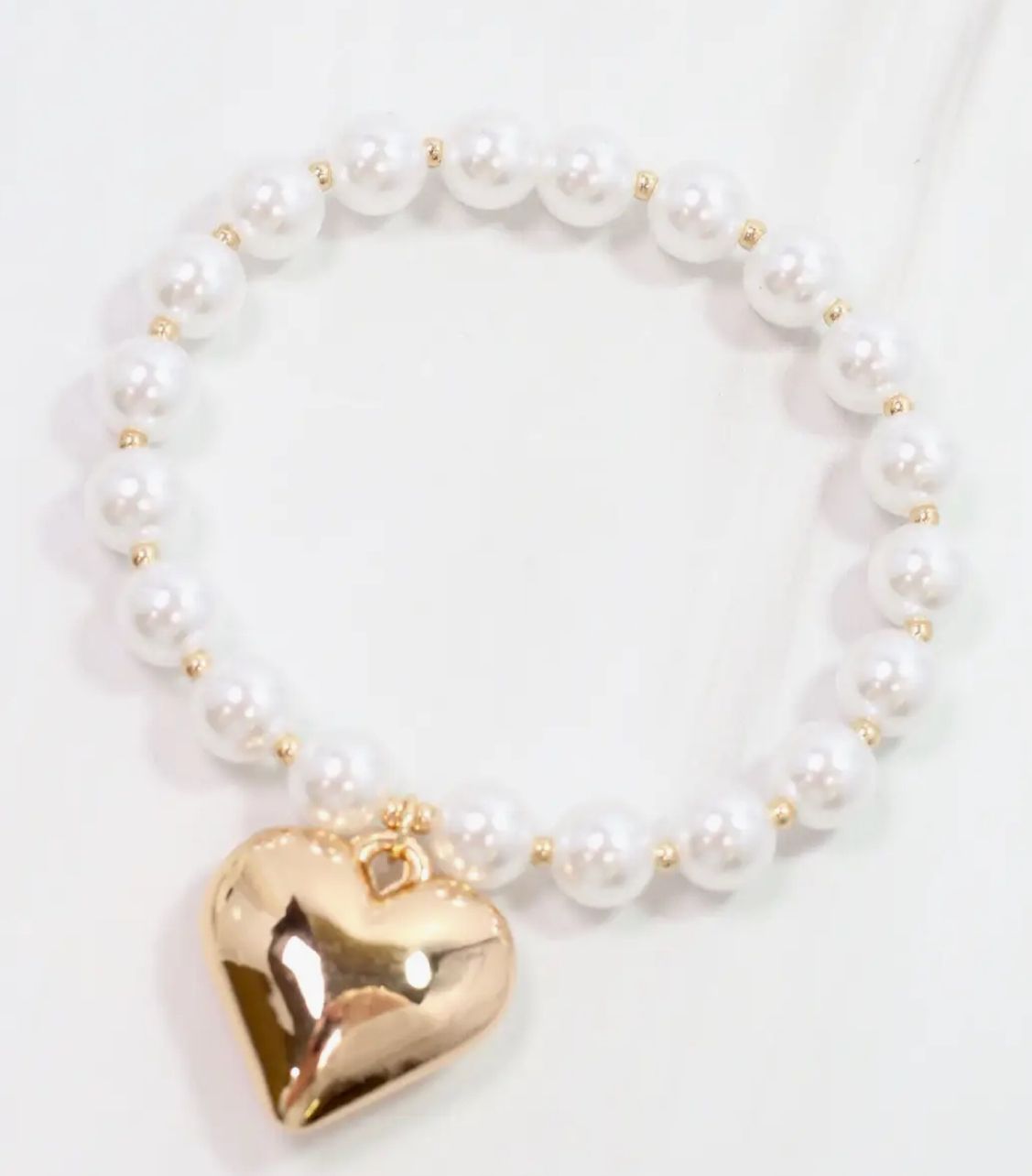 Copeland Heart Charm Bracelet