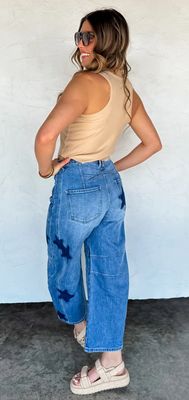 Born to Shine Barrel Jeans