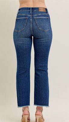 Judy Blue HW Dark Wash Kick Flares