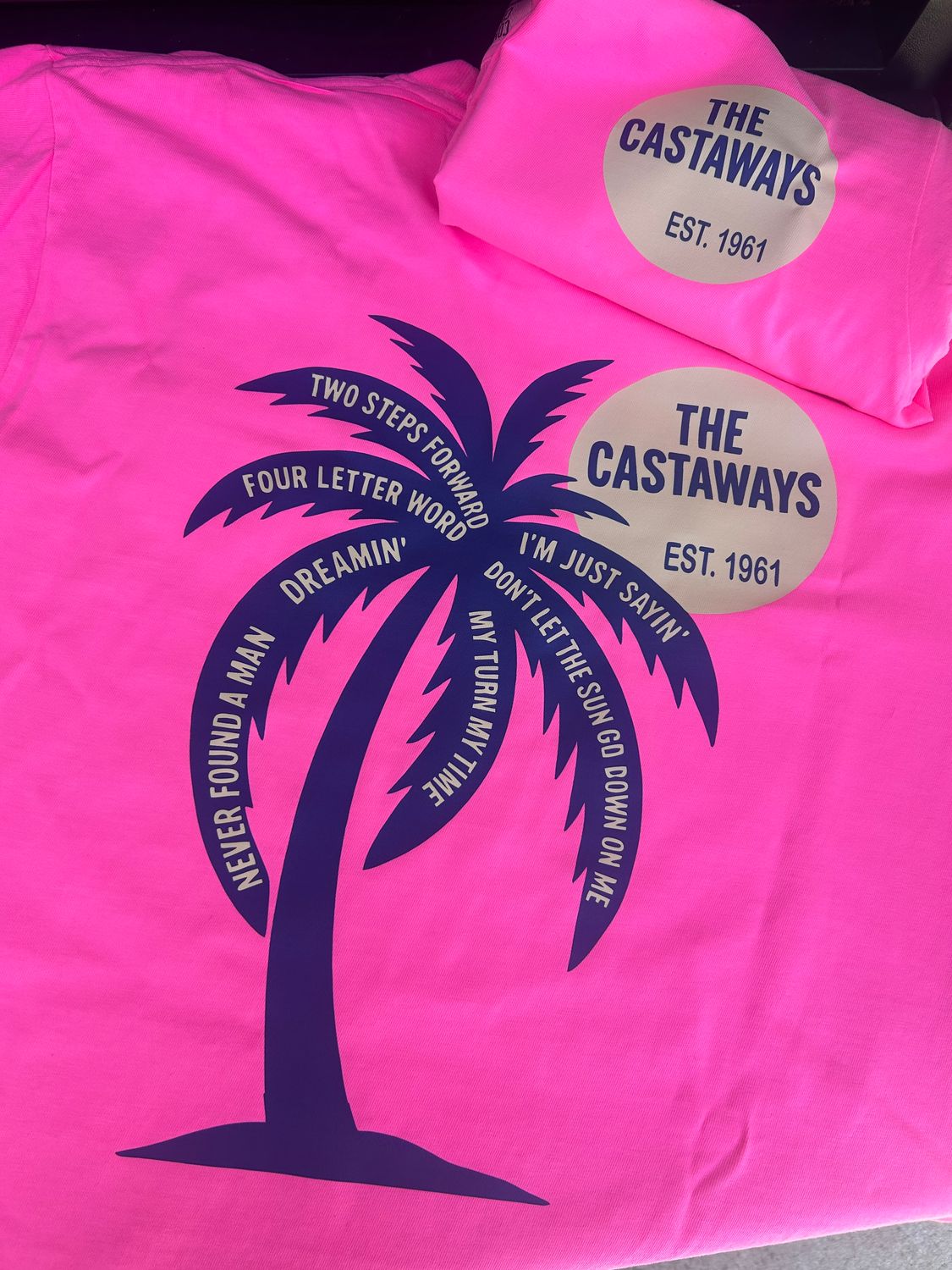 The Castaways Palm Tree Song Tee
