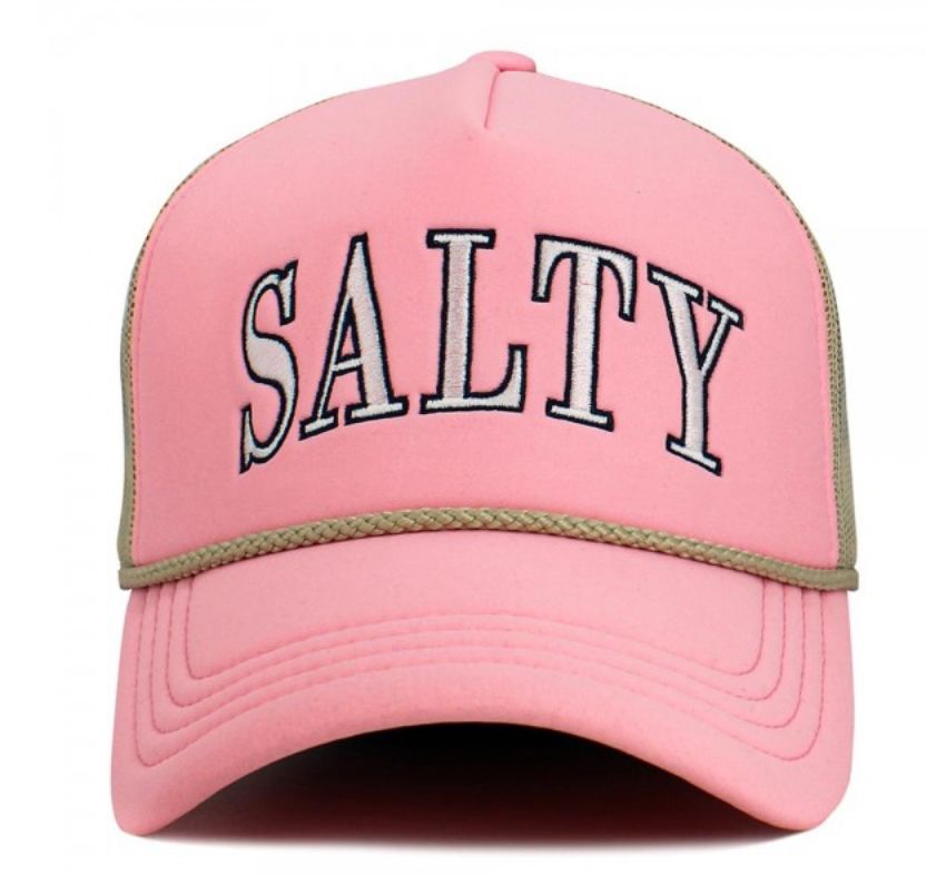 Vintage Embroidered &quot;SALTY&quot; Trucker Hat