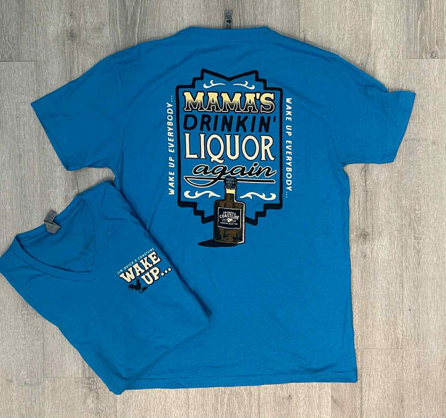 Jim Quick &amp; Coastline Mama’s Drinking Liquor Vneck