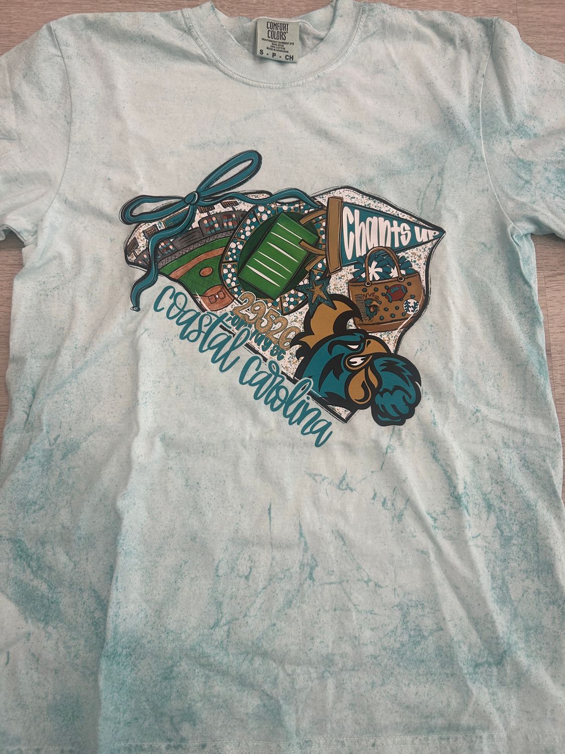 Coastal Carolina Comfort Color Sandblast unisex te