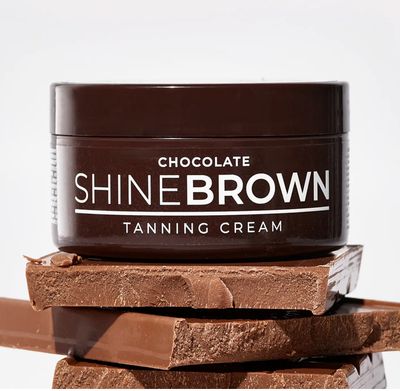Shine Brown Chocolate Tan Boosting Cream 