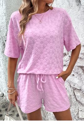 Embossed Textured 2 piece set