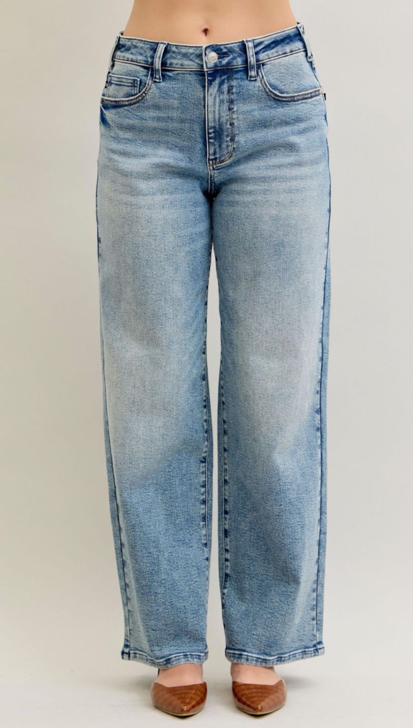 Judy Blue HW Wilhemina light vintage wash jeans