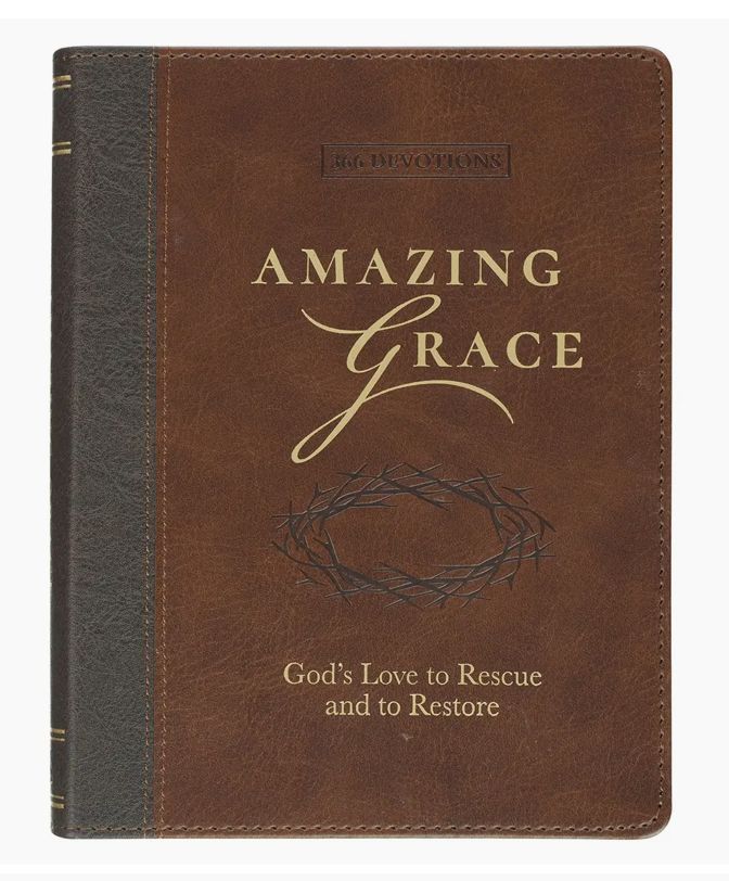 Devotional Amazing Grace Faux Leather