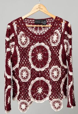 Liv Los Angeles Long Sleeve Jewel Neck Top