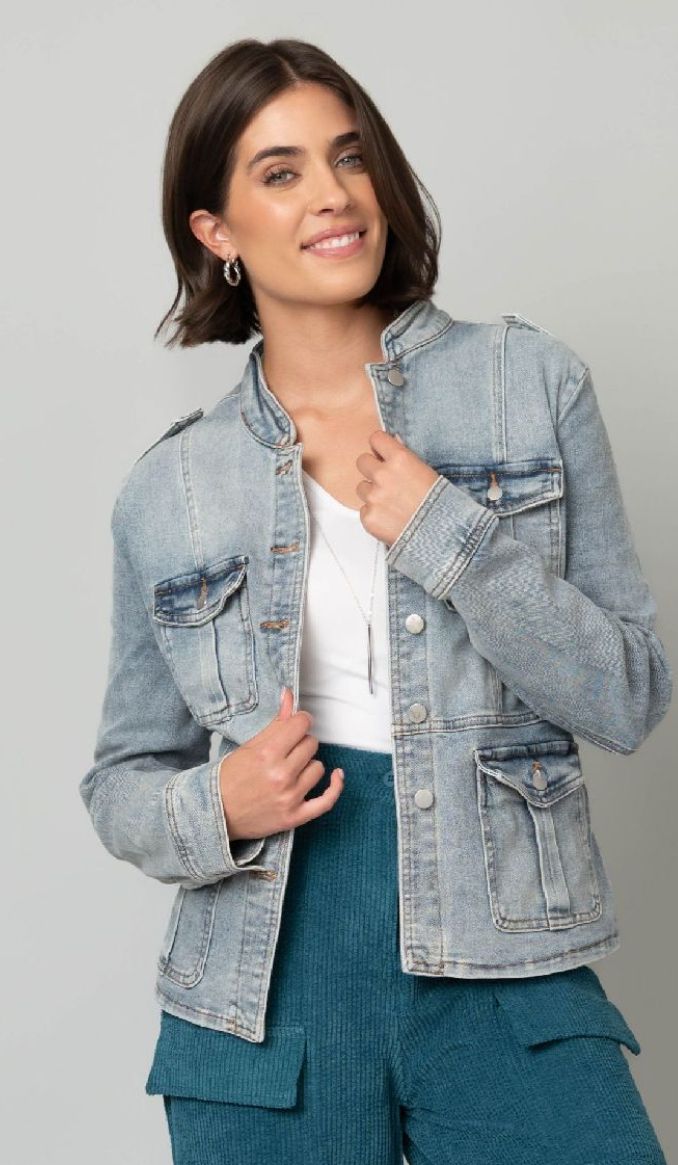 Baccini Utility Denim Jacket
