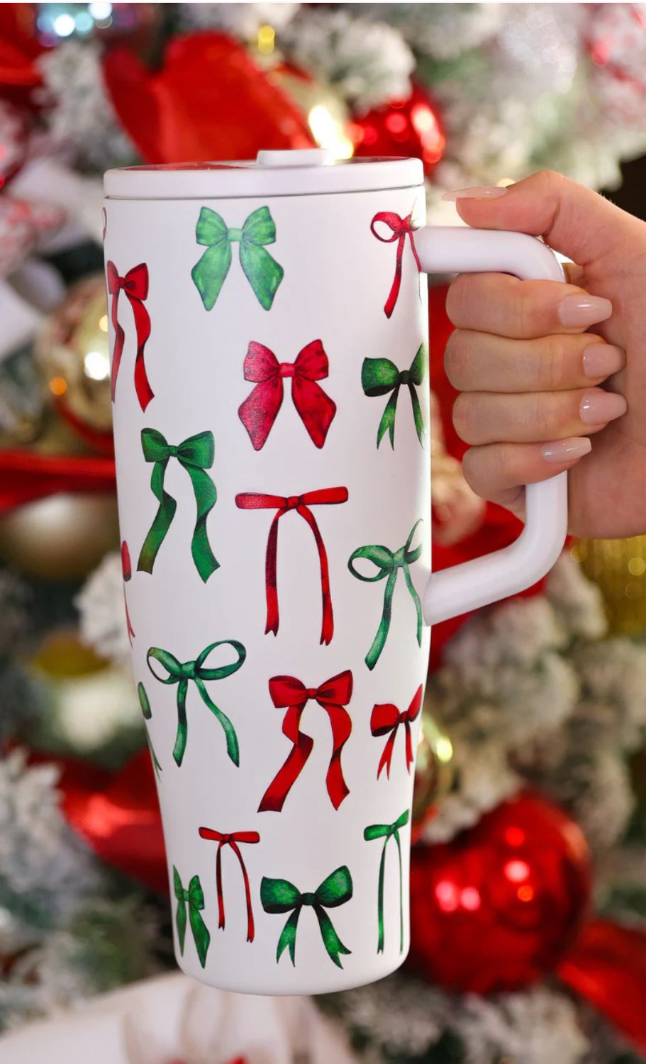 Midnight Bow Christmas Sleek tumbler