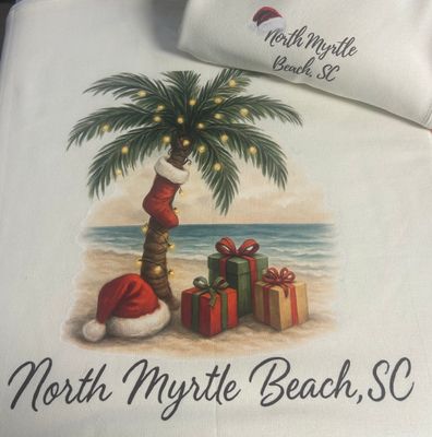 North Myrtle Beach Christmas unisex sweatshirt