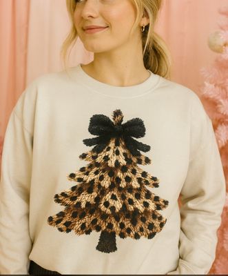 Latch Hook Yarn leopard Christmas Tree