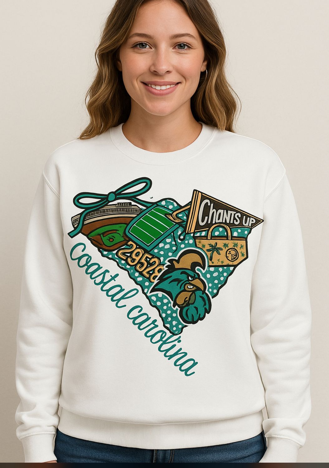 Coastal Carolina unisex sweatshirts