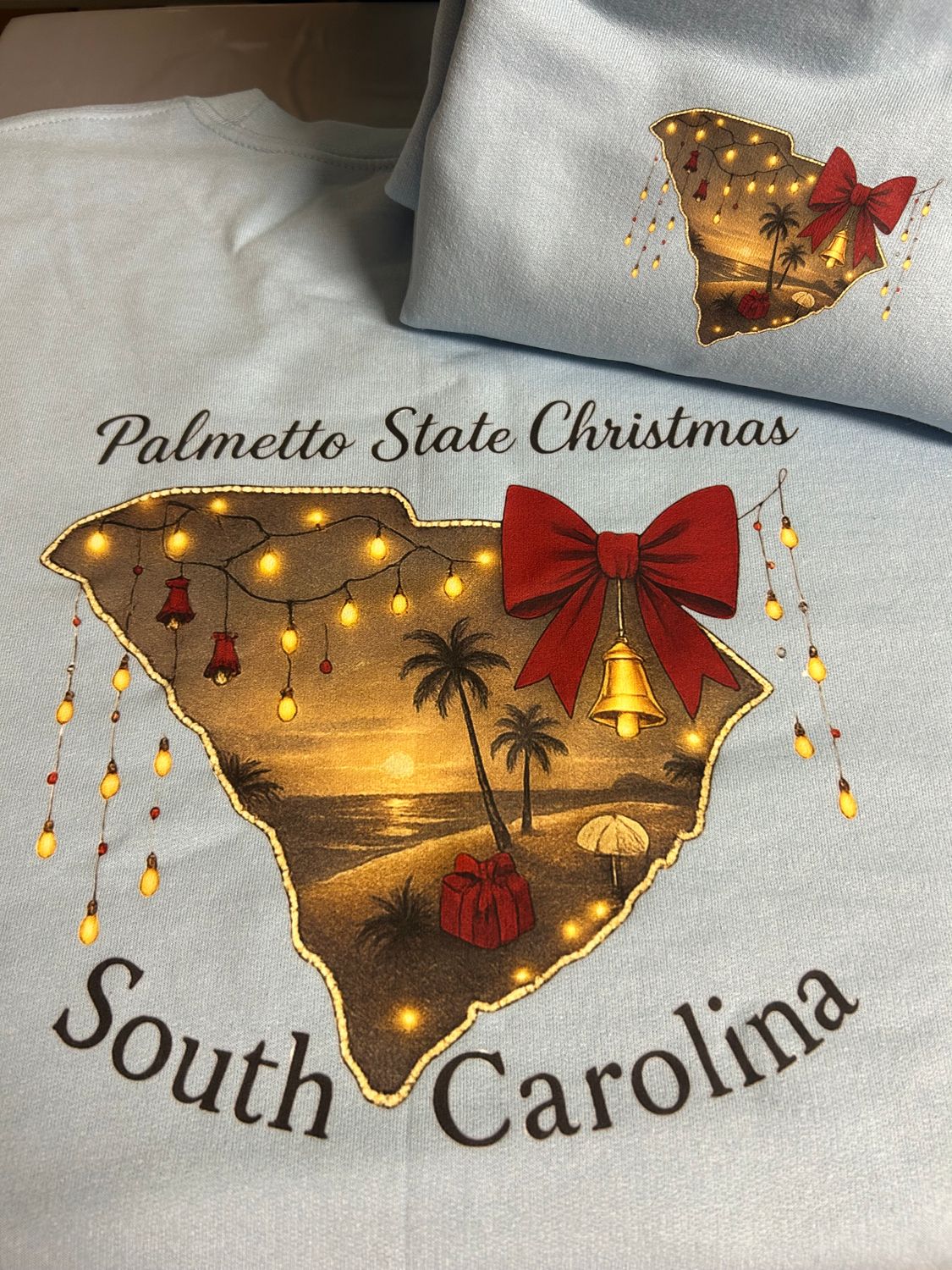 SC Palmetto Christmas unisex sweatshirt
