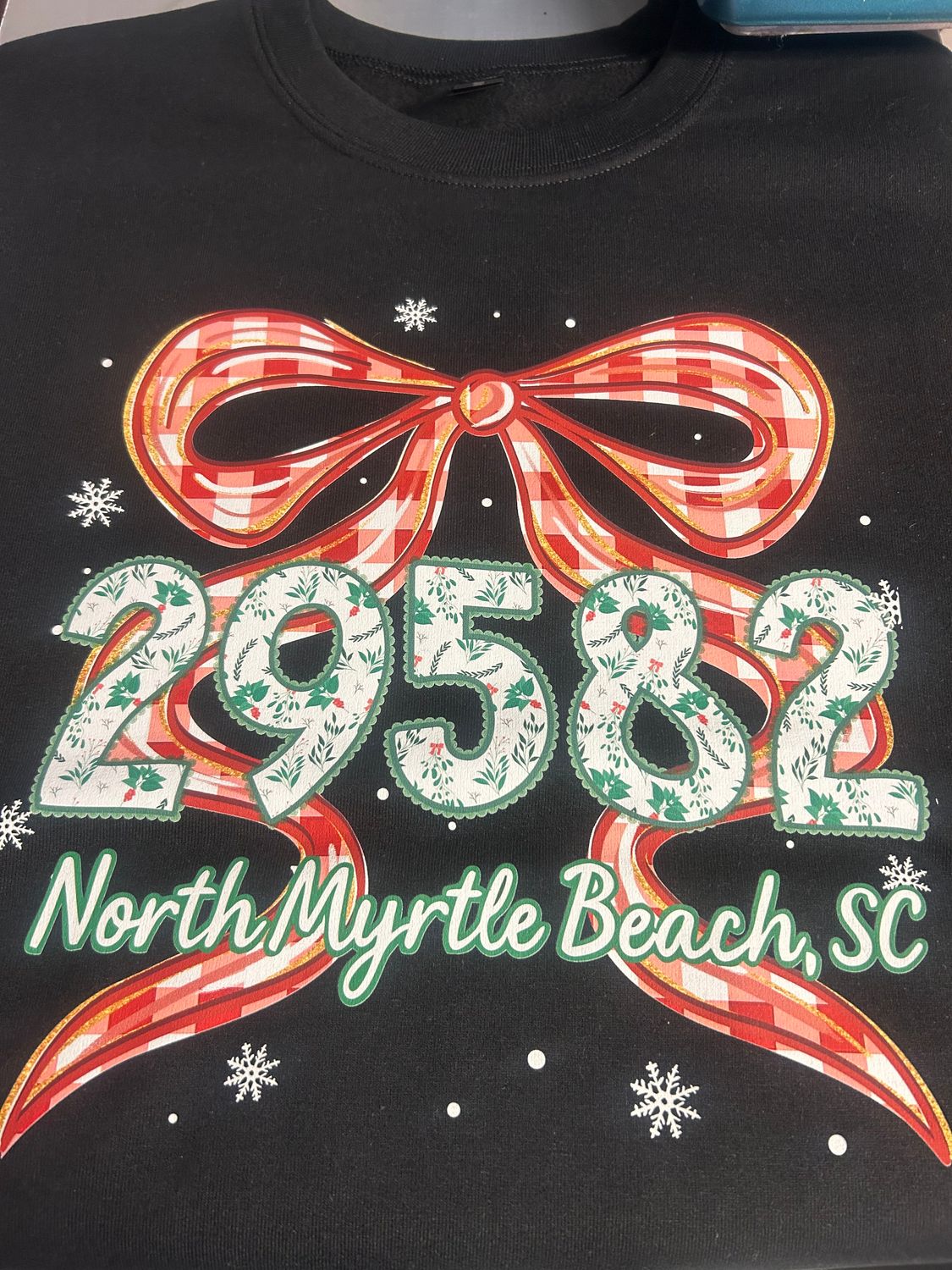 29582 Christmas zip code sweatshirt