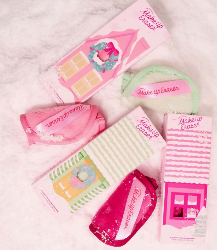 Winter Village 3pc Makeup Eraser gift set