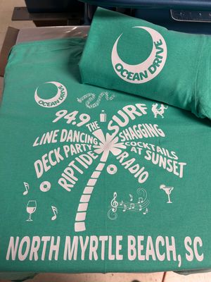 Palm Tree Ocean Drive Long Sleeve Tees