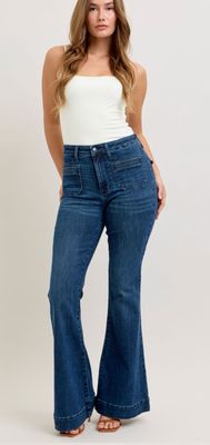 Judy Blue HW flare w/vintage pocket