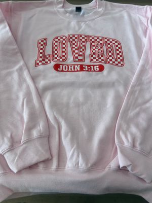 LOVED John 3:16 unisex sweatshirt