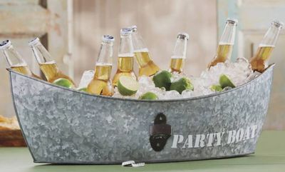 Mudpie Tin Boat Party Tub