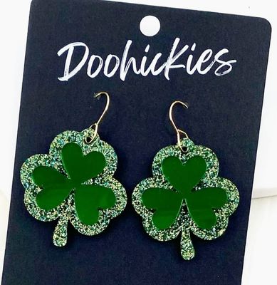 St. Paddy Acrylic Earrings