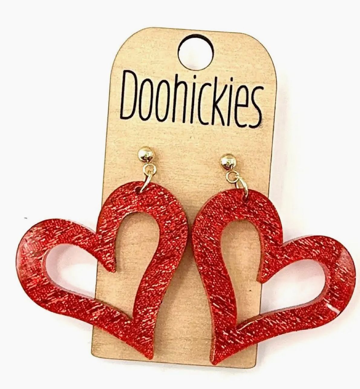 Madly In Love Cutout Heart Earrings