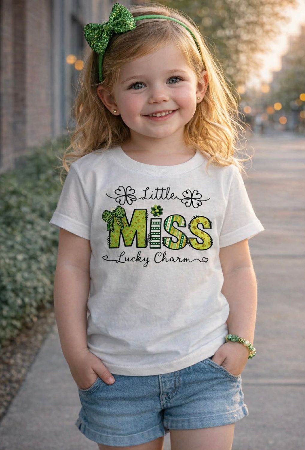 Little Miss Lucky Charm Children’s tee