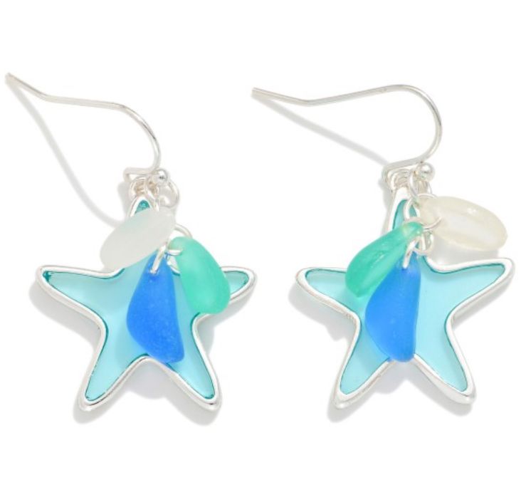Starfish Drop Earrings