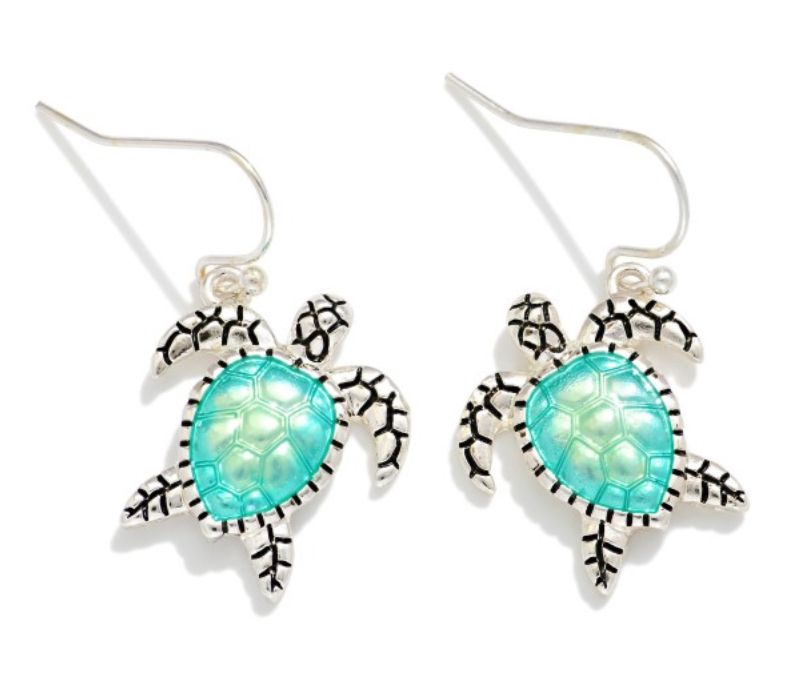 Turtle Drop earrings