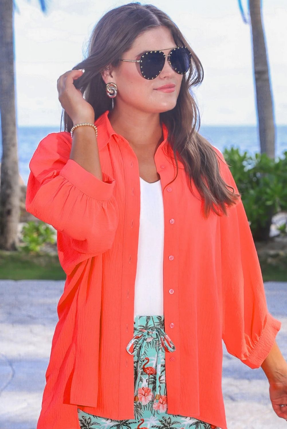 Sloane Button Up Top